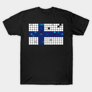 Finland Flag Mosaic T-Shirt